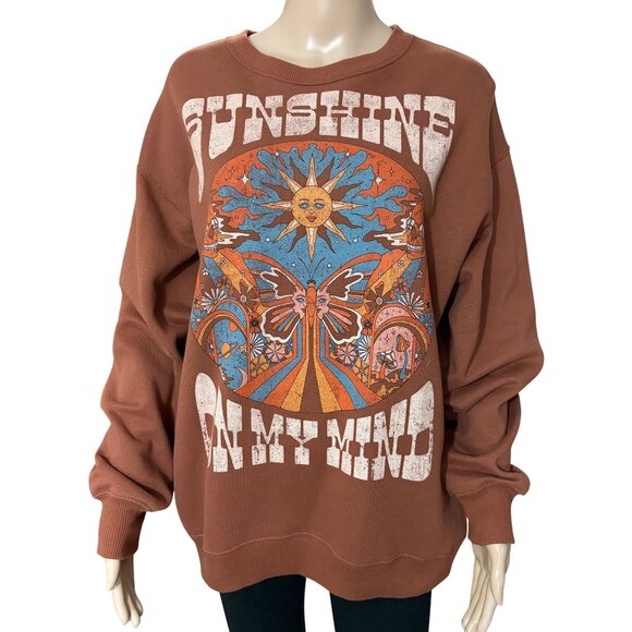 Hollister Brown Sweatshirt Size Small - Picture 1 of 3